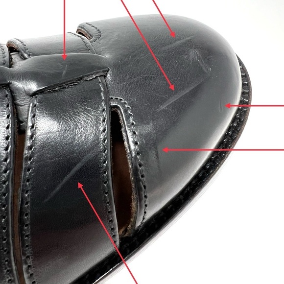 Vintage Cole Haan Fisherman Sandals Women’s Size 5 Black Woven Made in Italy EUC - Picture 5 of 11